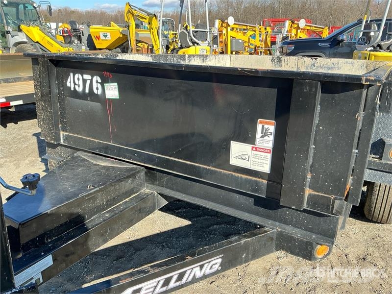 Felling FT-10DT 10 ft T/A Dump Utility Trailer مقطورات قلابة
