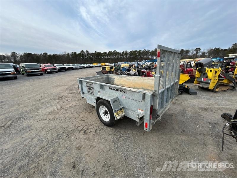 Felling FT-6DT-E-TRL01 10 ft S/A Dump Utility Trailer مقطورات قلابة