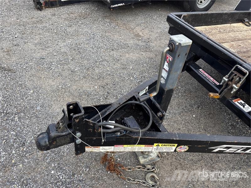 Felling FT6-T1 1650 lb 12 ft S/A Tilt Deck Trailer Low loaders