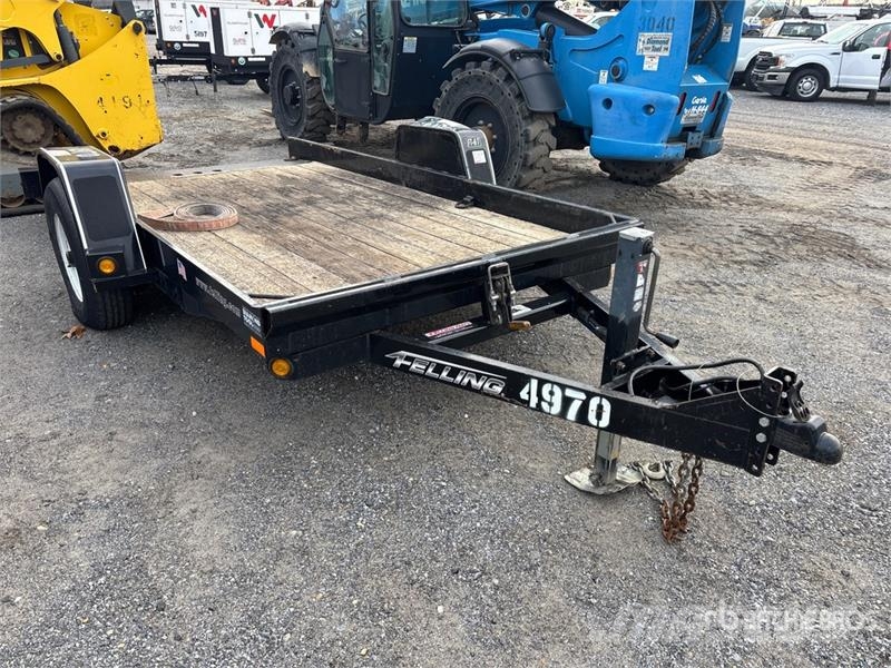 Felling FT6-T1 1650 lb 12 ft S/A Tilt Deck Trailer Low loaders