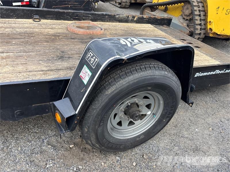 Felling FT6-T1 1650 lb 12 ft S/A Tilt Deck Trailer Low loaders