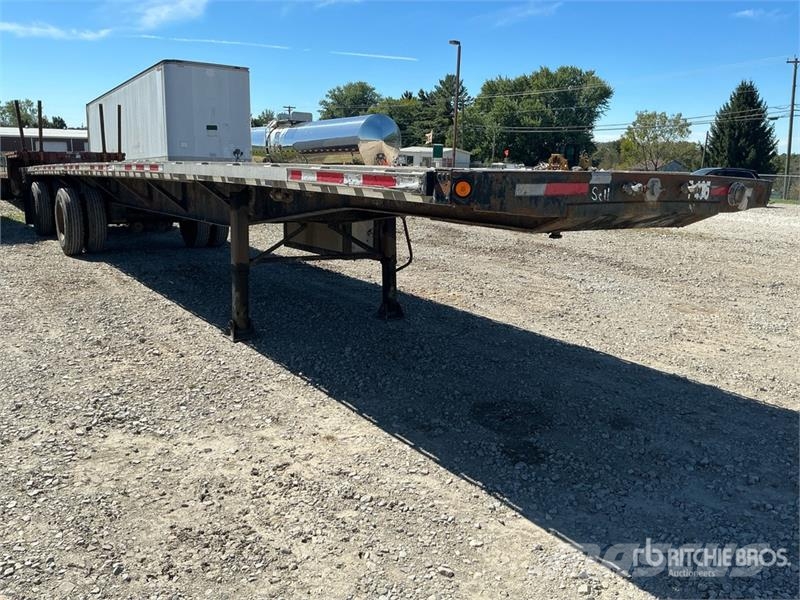 Fontaine 45000 lb 48 ft T/A Spread Axle Flatbed Trailer Plato/keson prikolice