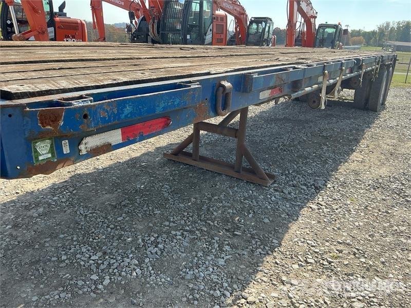 Fontaine 48 ft T/A Float Flatbed Trailer Platformas/izkraušana no sāniem