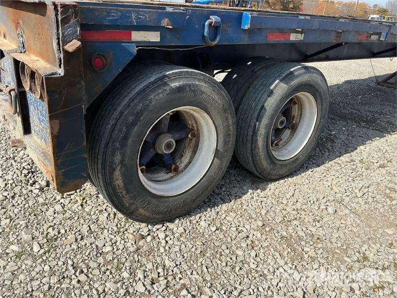 Fontaine 48 ft T/A Float Flatbed Trailer Platformas/izkraušana no sāniem