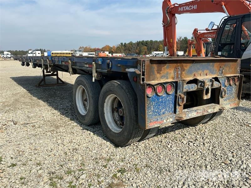 Fontaine 48 ft T/A Float Flatbed Trailer Platformas/izkraušana no sāniem