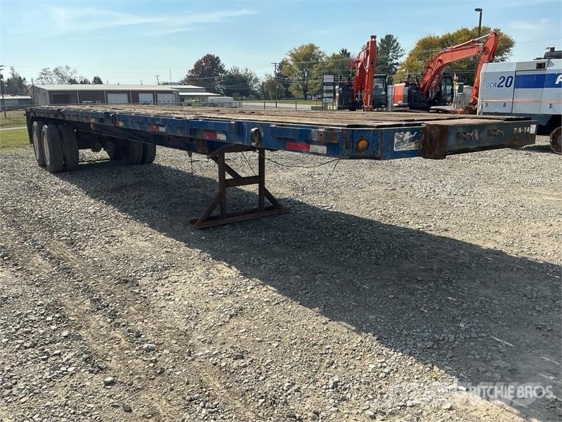 Fontaine 48 ft T/A Float Flatbed Trailer Platformas/izkraušana no sāniem
