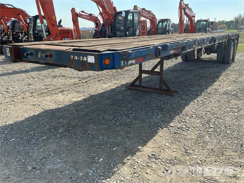 Fontaine 48 ft T/A Float Flatbed Trailer Platformas/izkraušana no sāniem
