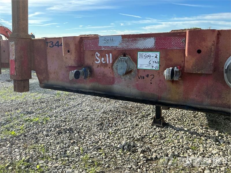 Fontaine 48 ft T/A Spread Axle Step Deck Trailer Zemie treileri