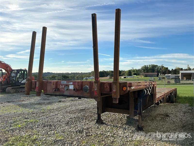 Fontaine 48 ft T/A Spread Axle Step Deck Trailer Zemie treileri