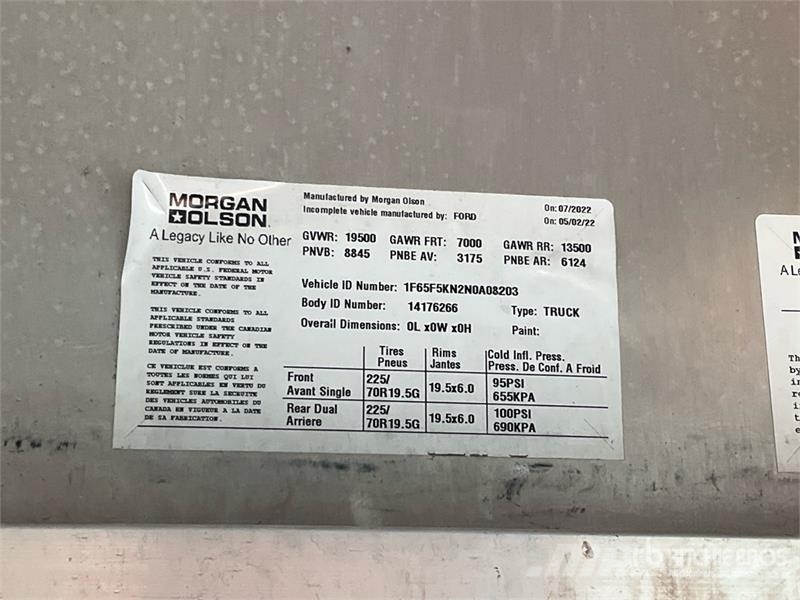 Ford 4x2 Step Van Furgooniga kaubikud