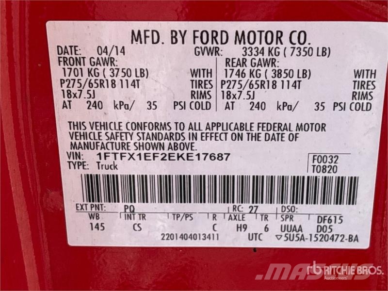 Ford F-150 STX 4x4 Extended Cab Pickup Прочие фургоны