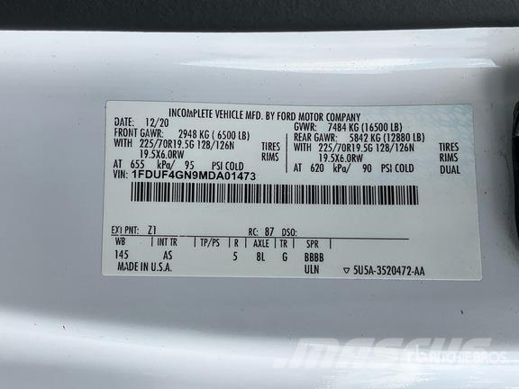 Ford F-450 Pacēlāji uz automašīnas bāzes