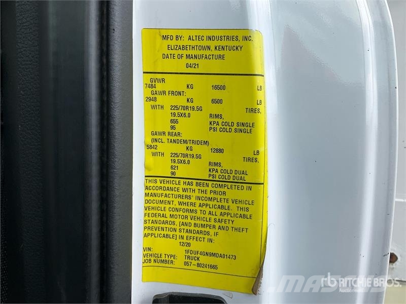 Ford F-450 Pacēlāji uz automašīnas bāzes