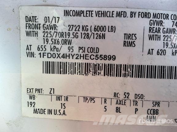 Ford F-450 XL 4x4 Extended Cab Service Truck Vehículos municipales multiusos