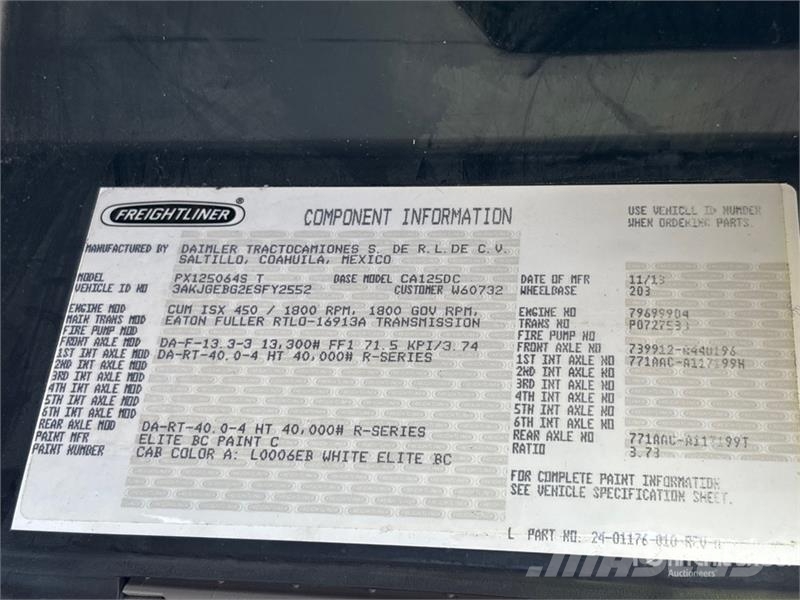 Freightliner Cascadia 125 Traktorske jedinice