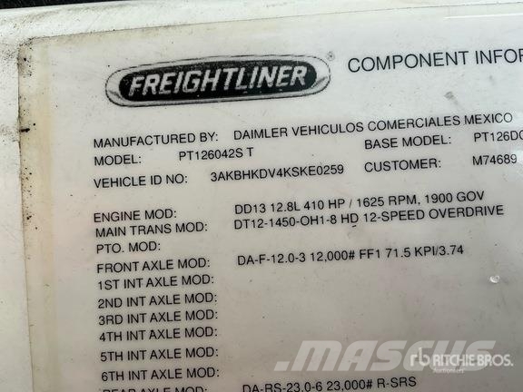 Freightliner Cascadia 126 Vetopöytäautot