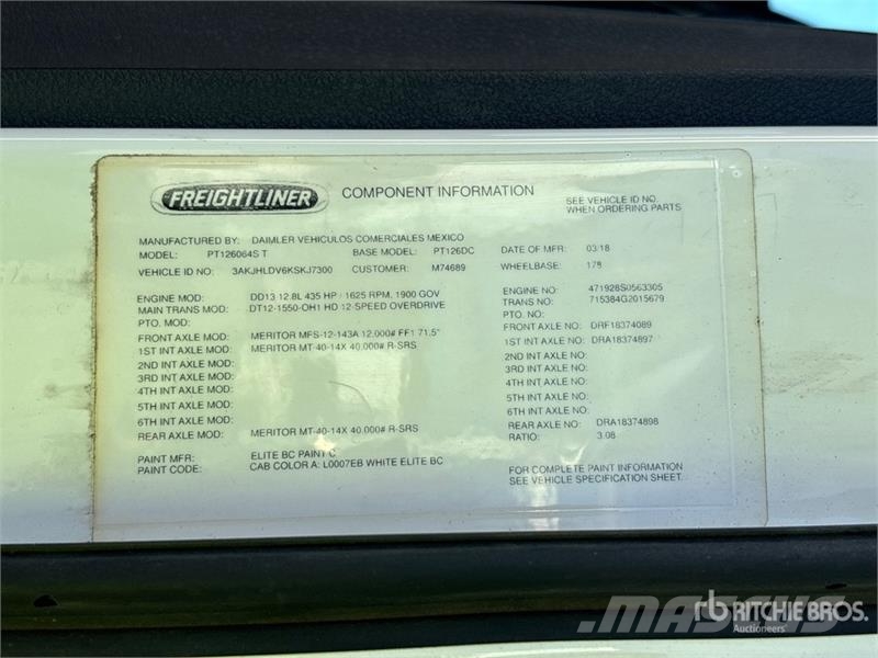 Freightliner Cascadia 126 Cabezas tractoras