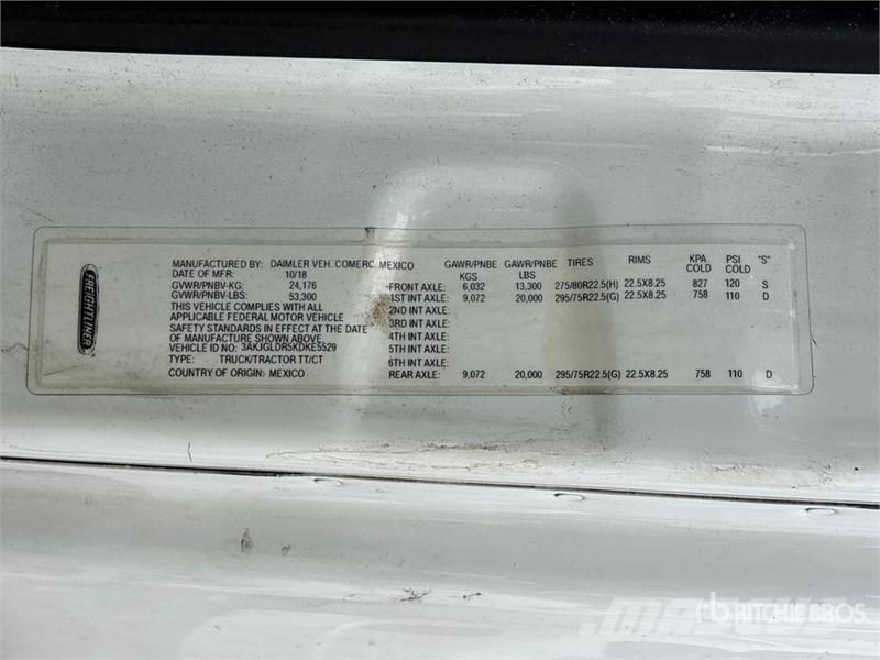 Freightliner Cascadia 125 Naudoti vilkikai