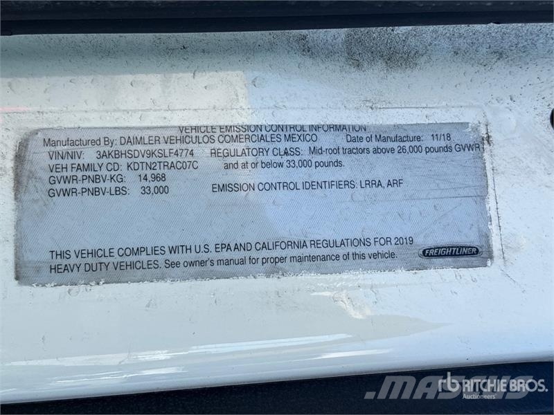 Freightliner Cascadia 116 Trekkers