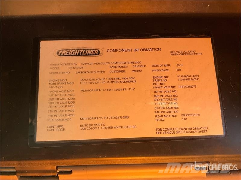 Freightliner Cascadia 125 Truck Tractor Units