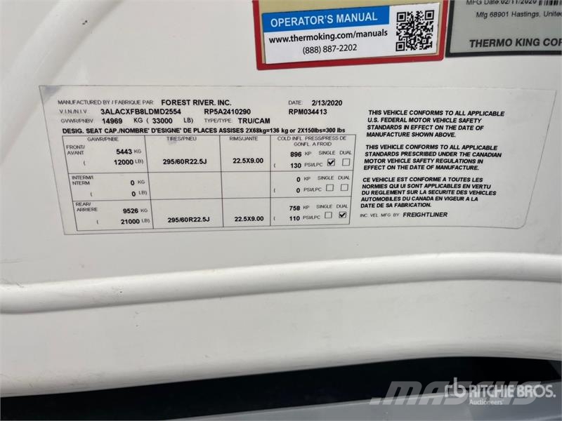 Freightliner M2 106 Isotermos y frigoríficos