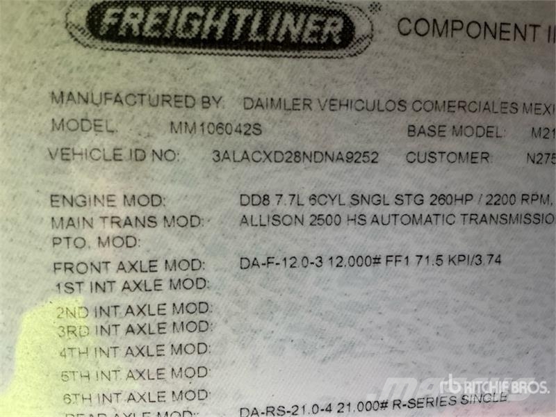 Freightliner M2 106 Каросерии