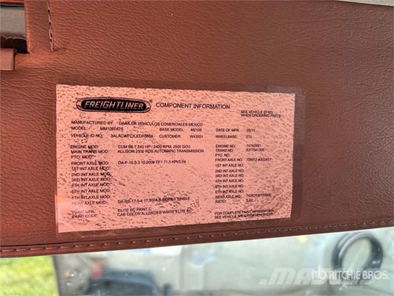 Freightliner M2 106 Külmikautod
