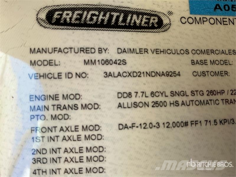 Freightliner M2 106 Furgons