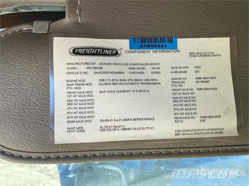 Freightliner M2 106 Furgons