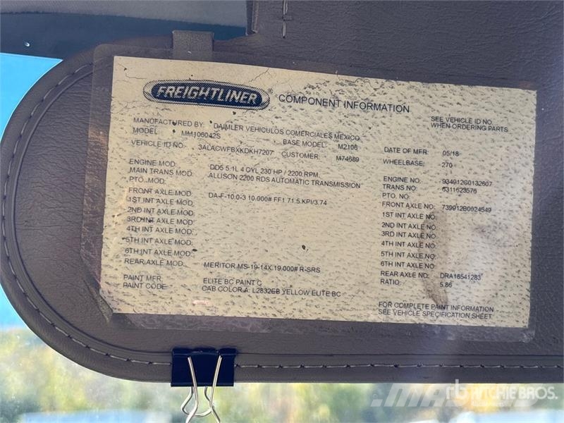 Freightliner M2 106 4x2 Van Truck Camiones caja cerrada