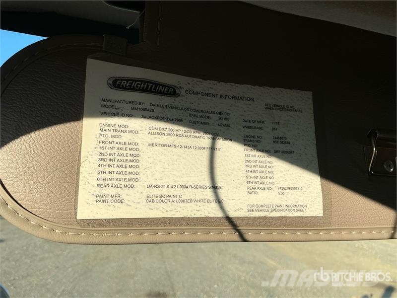 Freightliner M2 106 4x2 Van Truck Furgons