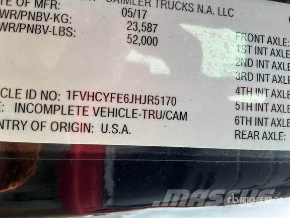 Freightliner M2 106 6x4 Van Truck Camiones caja cerrada