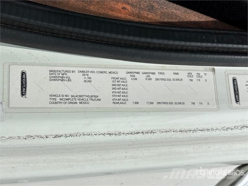 Freightliner M2106 4x2 Van Truck Camiones con caja de remolque