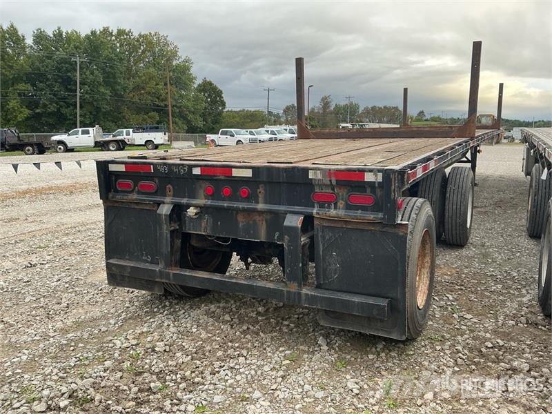 Fruehauf 48 ft T/A Spread Axle Flatbed Trailer 自卸半挂车