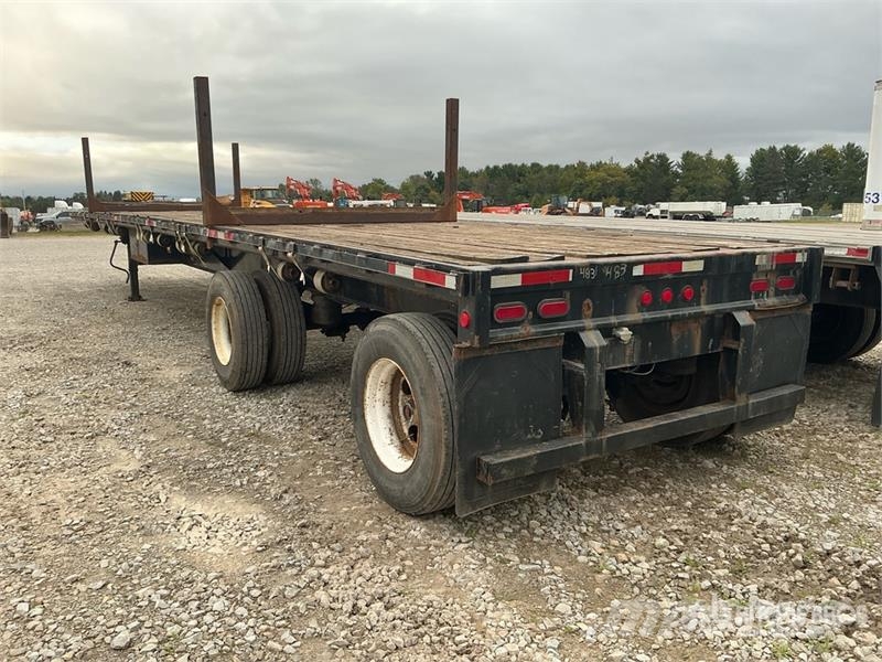 Fruehauf 48 ft T/A Spread Axle Flatbed Trailer 自卸半挂车