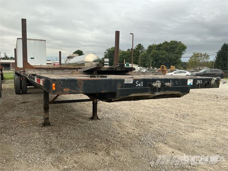 Fruehauf 48 ft T/A Spread Axle Flatbed Trailer 自卸半挂车
