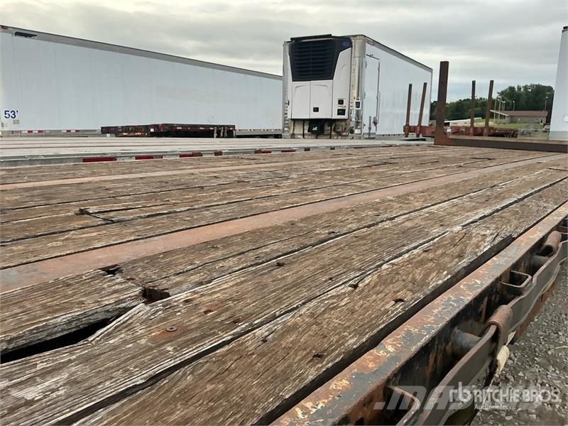 Fruehauf 48 ft T/A Spread Axle Flatbed Trailer 自卸半挂车