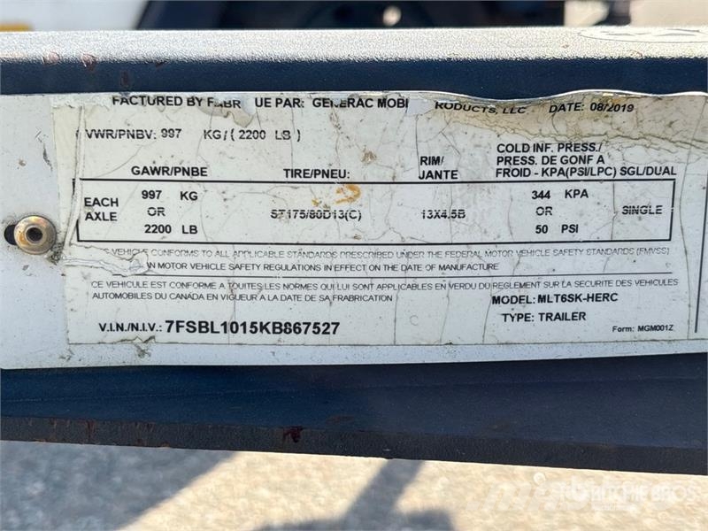 Generac MLT6SK 6 kW Light Tower Torres de luz