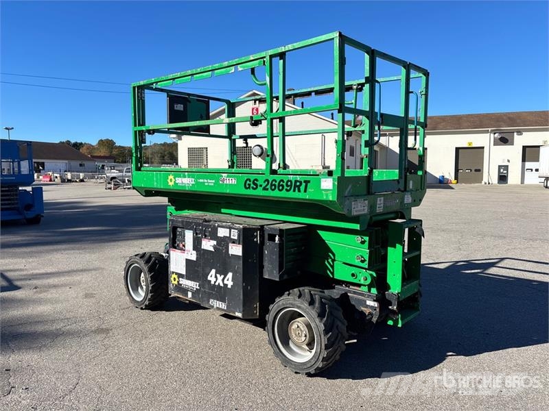 Genie GS-2669RT 4x4 Diesel Scissor Lift Šķerveida pacēlāji