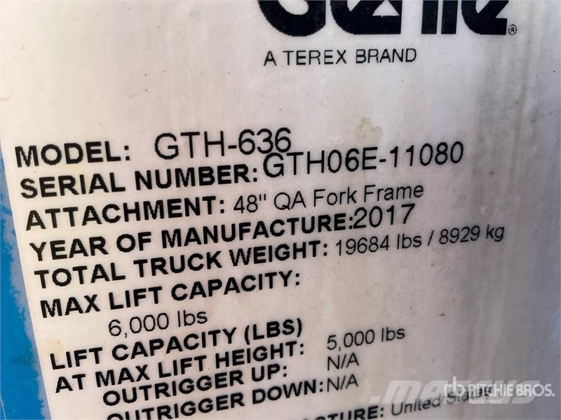 Genie GTH-636 Teleskoplader
