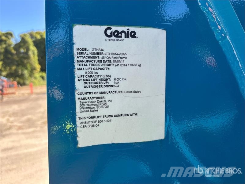 Genie GTH-844 Telescopic handlers