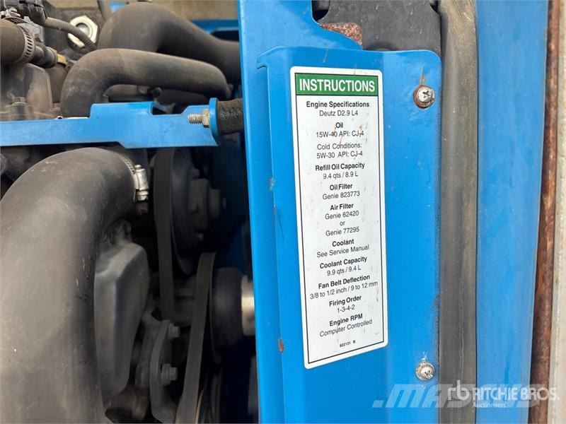 Genie S-45 4WD Diesel Telescopic Boom Lift Plataformas elevatórias telescópicas