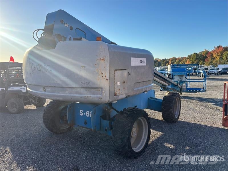 Genie S-60 4WD Diesel Telescopic Boom Lift Plataformas con brazo de elevación telescópico