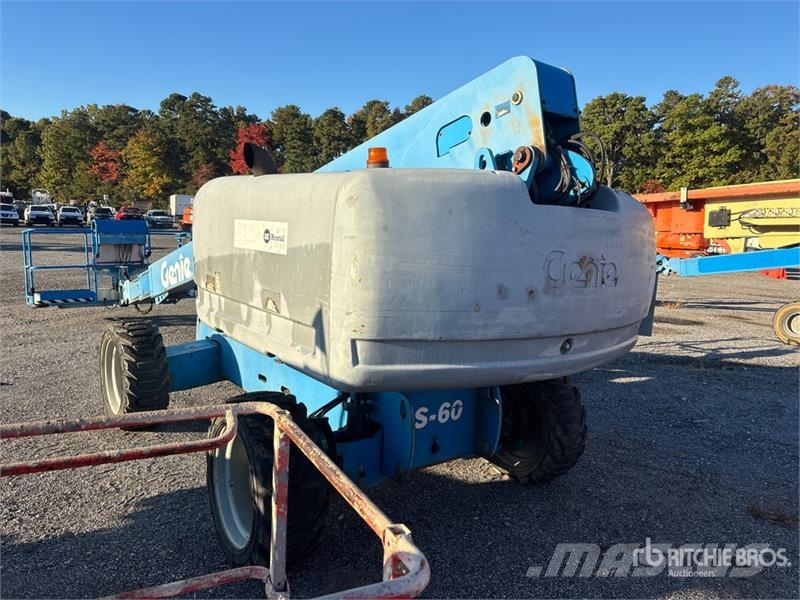 Genie S-60 4WD Diesel Telescopic Boom Lift Plataformas con brazo de elevación telescópico
