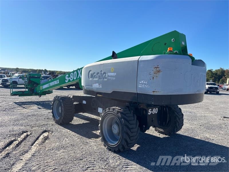 Genie S-80X 4WD Diesel Telescopic Boom Lift Teleskopiskie pacēlāji