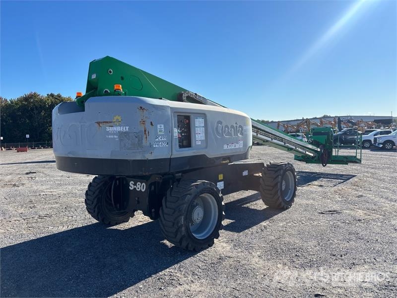 Genie S-80X 4WD Diesel Telescopic Boom Lift Teleskopiskie pacēlāji
