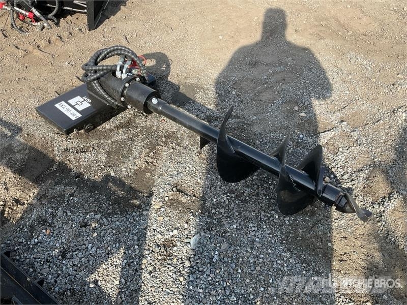  GIYI 12 in Mini Skid Steer Auger (Unused) Навесные гидробуры