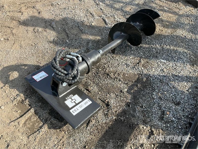 GIYI 12 in Mini Skid Steer Auger (Unused) Навесные гидробуры