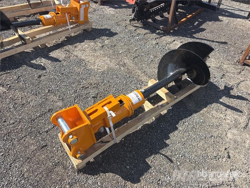 GIYI 16 in Excavator Auger - Fits Cat 303 (Unused) Boren
