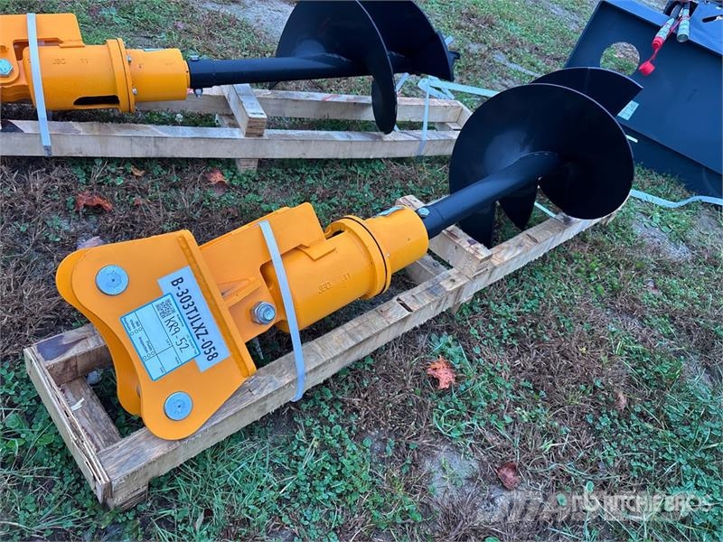 GIYI 16 in Excavator Auger - Fits CAT 303 (Unused) Tarière